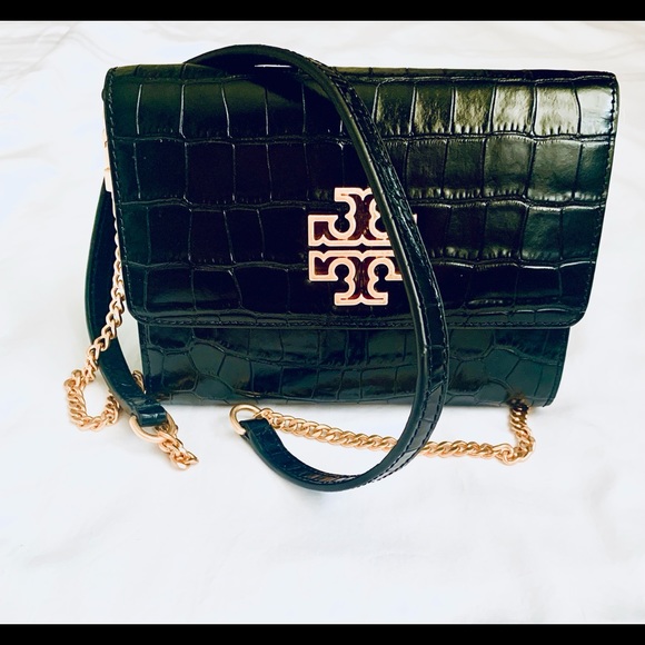 Tory Burch Britten Chain Wallet. - Picture 2 of 3